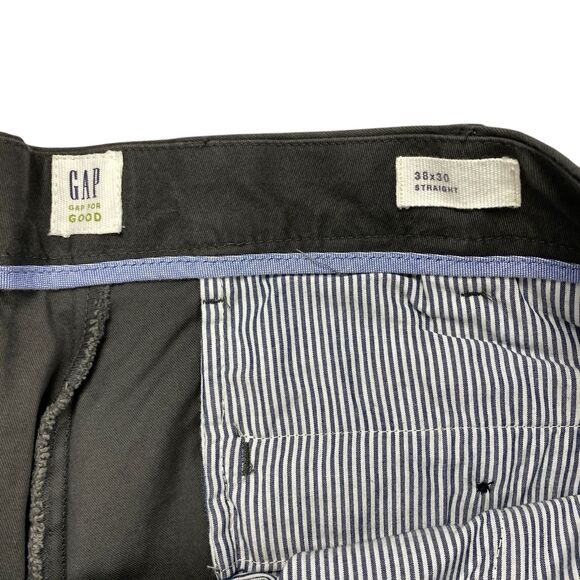 Gap Pants Chino Straight Leg Pants Mens 38x30 Gray NWT - Picture 9 of 14